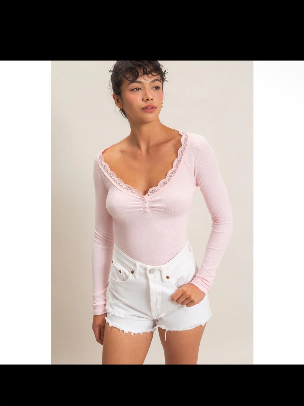 🆕💗PINKY LACE LONGSLEEVE